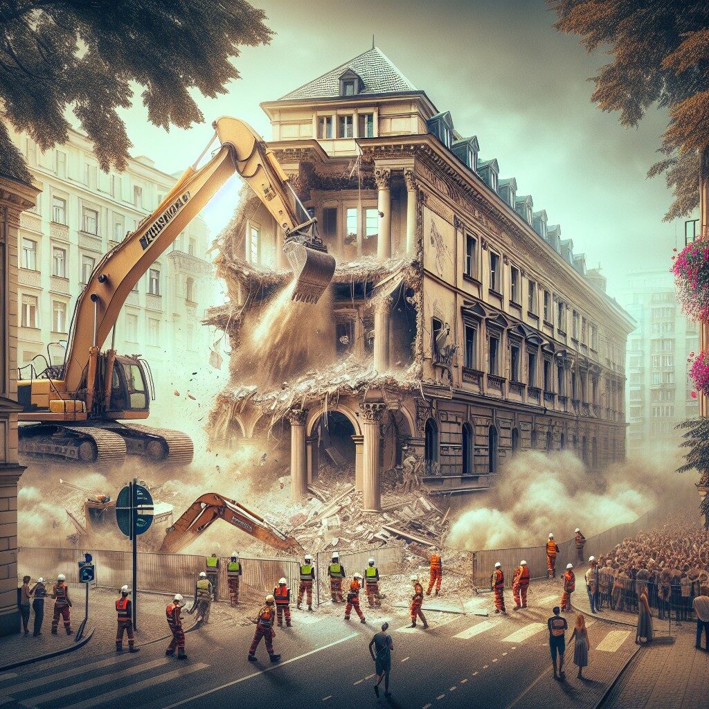 Wyburzenia budynków Warszawa